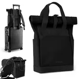 KIKKABOO Wickelrucksack Cerise Schwarz