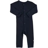 Joha Baby Schlafoverall Wolle/Seide Blau/Weiß 56