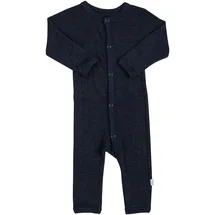 Joha Baby Schlafoverall Wolle/Seide Blau/Weiß 56