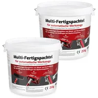 LEVEL+ Fertigspachtel Mehrzweckspachtel Q1-Q4, Fugenspachtel Innen 50kg Perfekt Weiss