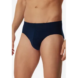 SCHIESSER Minislip 95/5 unifarben blau 3er Pack 3XL
