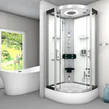 AcquaVapore Dampfdusche Duschkabine D58-60T2 100x100 cm