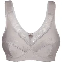 SUSA Entlastungs-BH "Entlastungs BH ohne Bügel Basic", Damen, Gr. 90, Cup F, lila (frosty lavender), Obermaterial: 55% Polyamid PA. 39% Baumwolle CO. 6% Elasthan EL., BHs Entlastungs-BH
