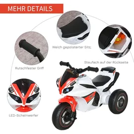 Homcom Rutschmotorrad weiß (39x48x74 cm)