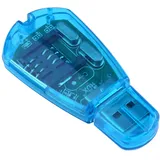 Eacam -SIM-Kartenleser, USB-SIM-Kartenleser mit Hoch Geschwindigkeit übertragung für Handy-SMS-Backup-Kopie Klon-Writer-CD, Lesen, Bearbeiten, Sichern und Kopieren von SIM-Kartendaten