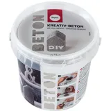 Rayher Kreativ-Beton, Eimer 1 kg-Eimer - Grau
