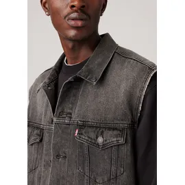 Levi's Relaxed Trucker Vest Med Indigo S
