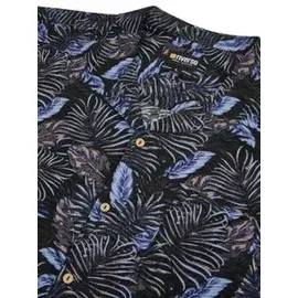 Riverso Hawaiihemd Regular Fit floral Schwarz L