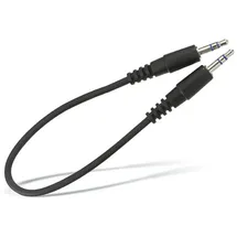 Logilink Audiokabel 3,5mm-Klinken-Stecker Mini-Phone stereo / 3,5mm-Klinken-Stecker Mini-Phone stereo 0,2m (CA1048)
