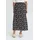 Oxmo Midirock Damen Floral Pink/Schwarz 40