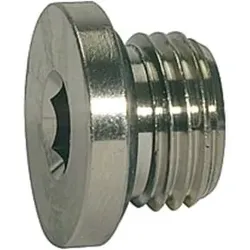 Riegler Verschlussstopfen, O-Ring  »value line «, M5, Messing vern.