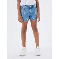 NAME IT Mädchen Nkfbella Reg Dnm Shorts 3674-be Noos,
