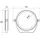 EMCO Pure Reisespiegel, Durchmesser 90 mm, 3-fach, 109400122