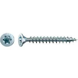SPAX 1191010350403, Schraube, Zink, Holz, Flachkopf, Torx, Blau