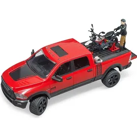 Bruder 02502 - RAM 2500 Power Wagon mit Ducati Desert Sled 1:16