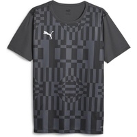 Puma Puma, Herren, Sportshirt, individualRISE Graphic Jersey (XL), Grau, XL