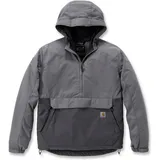 CARHARTT Packable Anorak Textiljacke - Grau/Dunkelgrau / M