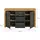 VCM Sideboard Jam 125 x 80 x 35 cm Eiche/Grau