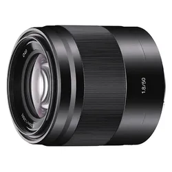 SONY SEL50F18 - 50 mm f/1.8 OSS, Circulare Blende (Objektiv für Sony E-Mount, Schwarz)