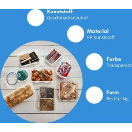 Lock & Lock LOCK&LOCK Frischhaltedose mit Schüttdeckel 1 l 15,1x10,8x12,4cm | Transparent