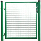 ede - hadra Gartentor 100 x 80 cm Grün/pulverbeschichtet