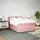 vidaXL Boxspringbett mit Matratze Rosa 140x200 cm Samt