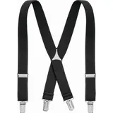 Playshoes Hosenträger Hosenträger, Schwarz, 60 - 60