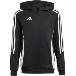 adidas Tiro 24 Trainings-Hoodie Kinder IJ9960 - black/white 140