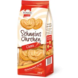 Schulte Schweinsöhrchen Zartes Blätterteiggebäck Packung 200g