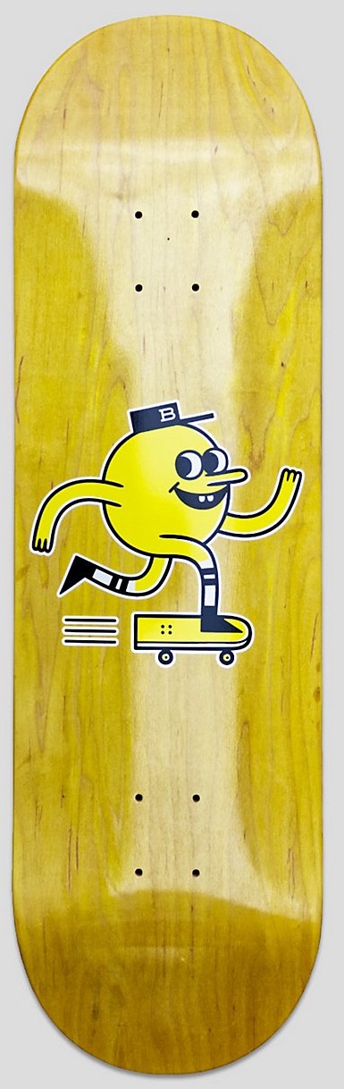 Blast Skates OG Yellow stain 8.375" Skateboard Deck uni Gr. Uni