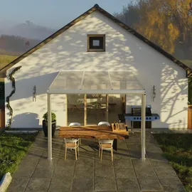 BECKMANN Terrassendach Exklusiv 307 x 271 cm grau