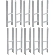 Buri H-Pfostenanker 121 x 600 mm Feuerverzinkt