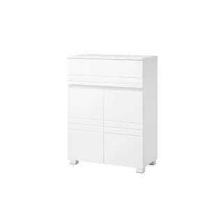 VASAGLE Badschrank weiß 60,0 x 30,0 x 80,0 cm