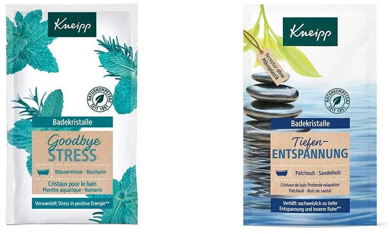 Kneipp® Badekristalle Tiefen-Entspannung + Badekristalle Goodbye Stress