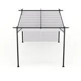 Blumfeldt Pavillon Pantheon Robust, (Set), Pergola 3x4m pulverbeschichtet wetterfest Garten