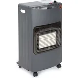 Wiltec mobile Gasheizung 4,2kW Gasheizstrahler 42x36x73cm Heizstrahler Innenraum Heizstrahler, Schwarz