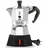 Bialetti Moka Elettrika 2 Tassen Silber/Schwarz