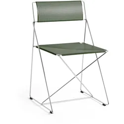 HAY - X-Line Stuhl, Indoor, verchromt / autumn green