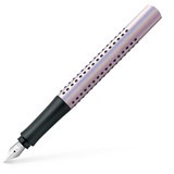 Faber-Castell 140845 - Füller Grip Edition Glam, F, pearl, 1