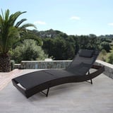 Poly-Rattan Sonnenliege Savannah, Relaxliege Gartenliege Liege