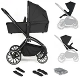 BabyGO 2in1 Kombikinderwagen Harmony, black