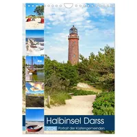 Calvendo Halbinsel Darss, Portrait der Küstengemeinden (Wandkalender 2026 DIN