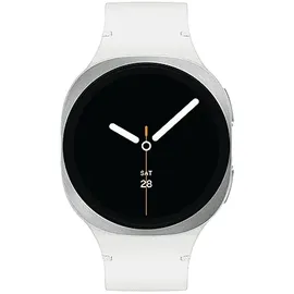 Samsung Galaxy Watch8 Bluetooth 40 mm Silver Sport Band White S/M