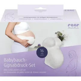 Reer Babybauch Gipsabdruck Set Gipsbinden und Acrylfarbe