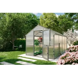 KGT Gewächshaus »Iris«, 10 m2, grau