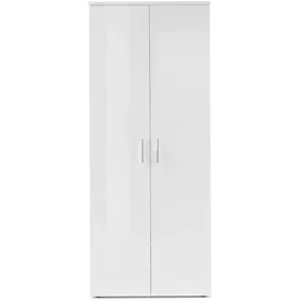 Stella Trading LINCOLN 80 x 190 x 35 cm 11 Fächer hochglänzend / weiß