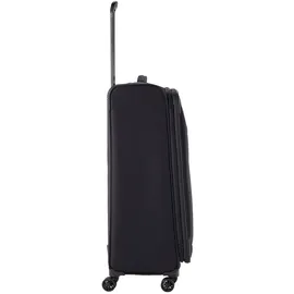 Travelite Chios 4 Rollen Kofferset 3-teilig mit Dehnfalte Koffer & Trolleys Schwarz