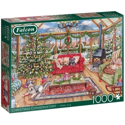 Jumbo Spiele Puzzle 11275 Debbie Cook Weihnachtskonservatorium, 1000 Puzzleteile bunt