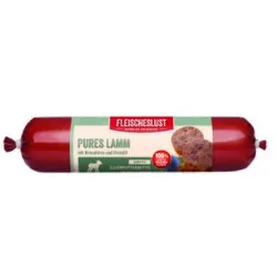 Fleischeslust Wurst Singleprotein 6x800g pures Lamm