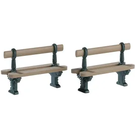 Lemax 74235 Weihnachtsdorf Zubehör: Doppelsitzbank (2er Set)